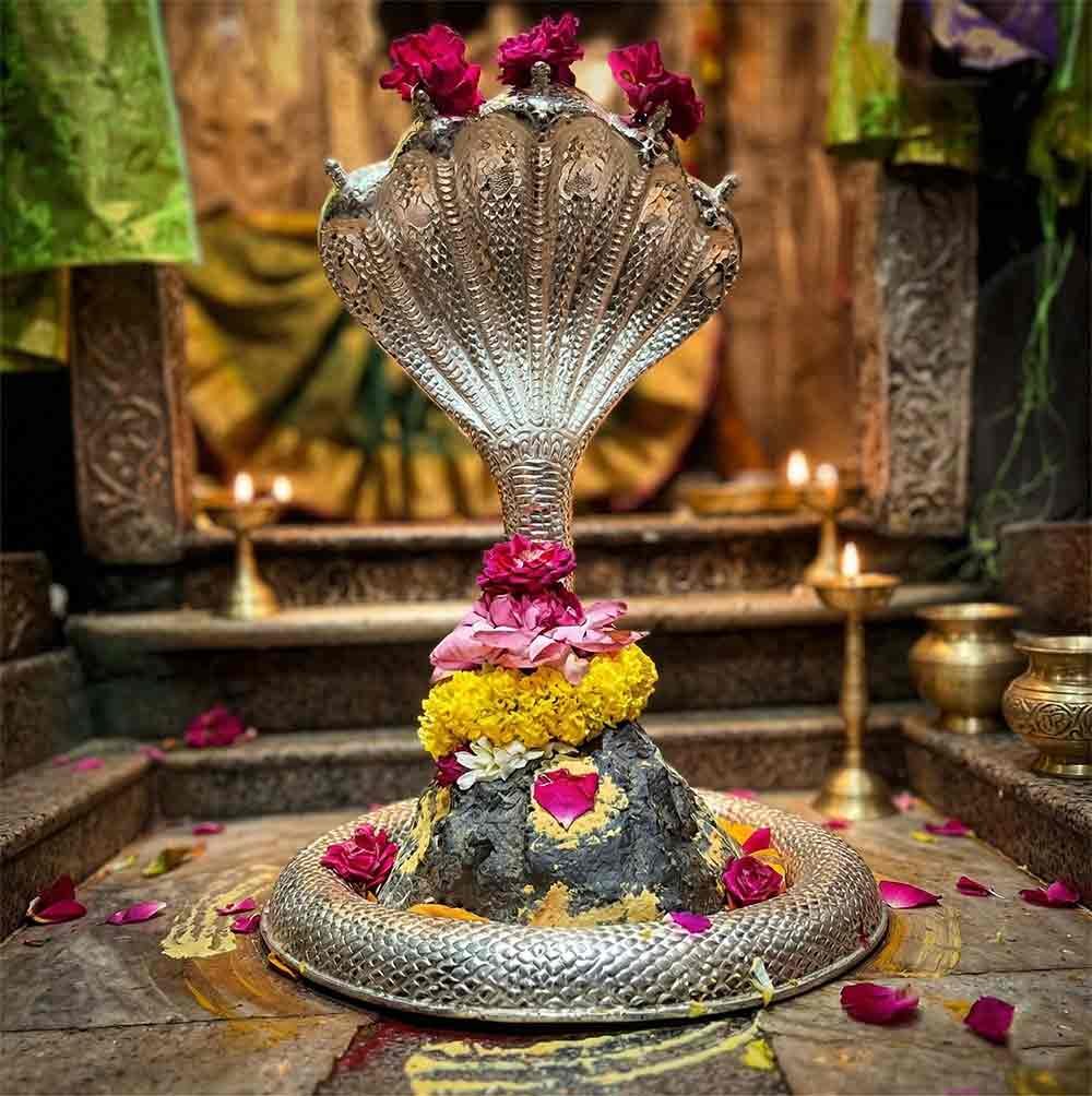 Murti at Omkareshwar Jyotirlinga Temple
