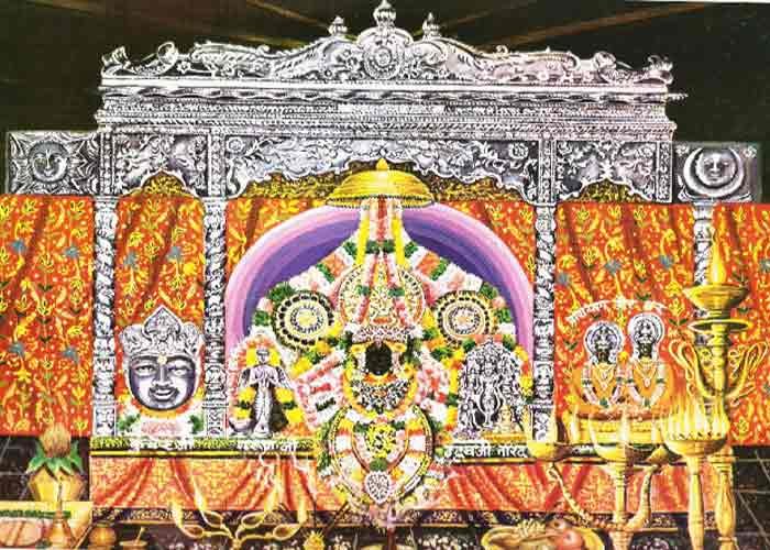 Murti at Badrinath Temple — Badrinarayan Dham TEMPLE