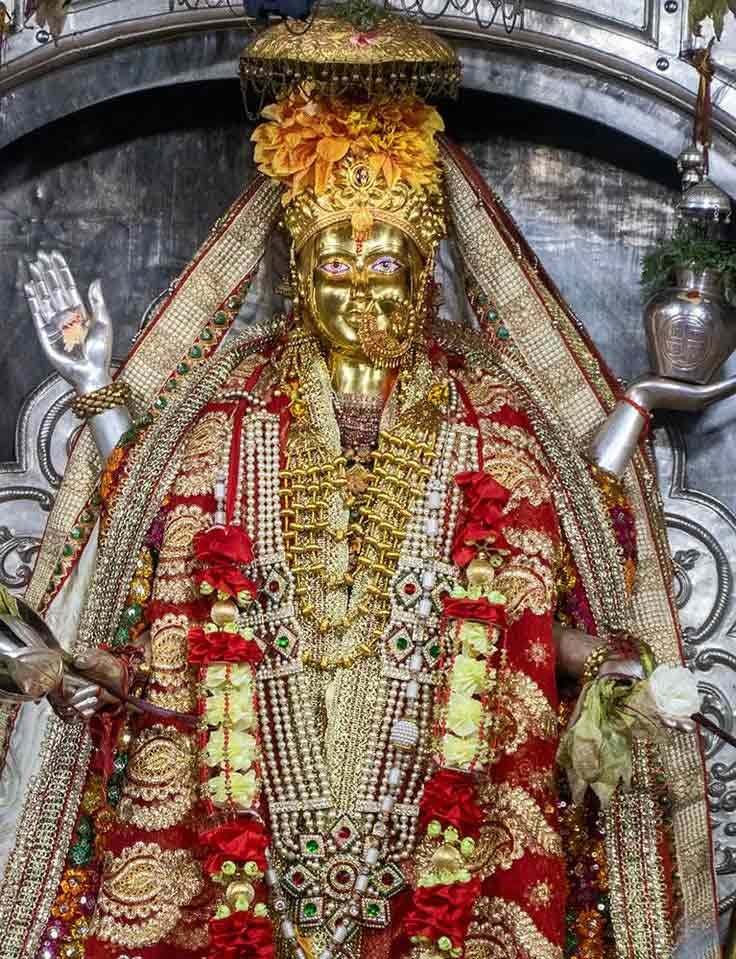 Murti at Gangotri Temple — Source of the Holy Ganga